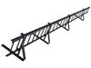 Komplettes Schneefanggitter 150 cm x 15 cm Parotec für platte Eindeckungen: Pappe, Dachschindel, Flachblech und Trapezblech