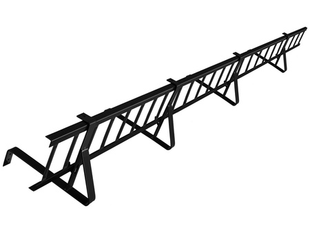 Komplettes Schneefanggitter 150 cm x 20 cm Parotec für Biberschwanzziegel, Dachsteine und Dachziegel