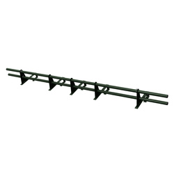 Komplettes 2-Rohre Schneefangrohr für Dachsteine, Dachziegel und Biberschwanzziegel