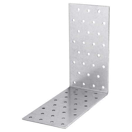 [KP-18] Tischlerei Lochplattenwinkel für Bauwesen Montage 160 mm x 160 mm x 80 mm x 2 mm