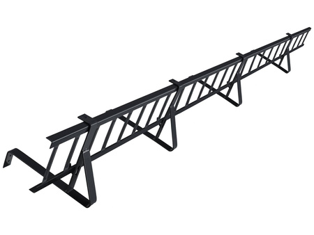 Komplettes Schneefanggitter 150 cm x 20 cm Parotec für Biberschwanzziegel, Dachsteine und Dachziegel