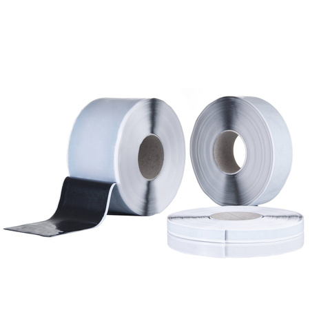 Parotec Doppelseitiges Butyl Klebeband, Selbstklebend Butylband, Selbstdichtendes ButylKleber, Butyldichtband, Flexible Abdichtung, Wasserdichtes, Butylschnur Dicke 1 mm, Schwarz