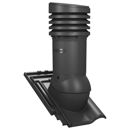 Verstellbarer PP-Dachlüfter mit Kondensat Abführung Tile EVO 150 mm für keramische Dachziegel
