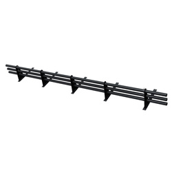 Komplettes 3-Rohre Schneefangrohr für Trapezblech, Dachpappe/Bitumen, Bitumenschindeln (Shingles), EPDM/PVC