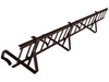 Komplettes Schneefanggitter 150 cm x 15 cm Parotec für Dachsteine, Dachziegel und Biberschwanzziegel zum Einhängen auf der Lattung