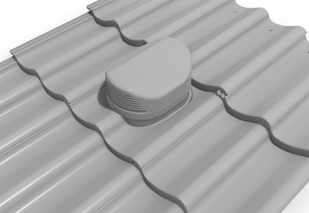 Dachfläche Entlüfter Parotec für Beton Dachsteine