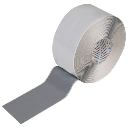Parotec Doppelseitiges Butyl Klebeband, Selbstklebend Butylband, Selbstdichtendes ButylKleber, Butyldichtband, Flexible Abdichtung, Wasserdichtes, Butylschnur Dicke 3 mm, Grau