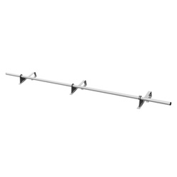 Komplettes 1-Rohr Schneefangrohr für Dachsteine, Dachziegel und Biberschwanzziegel