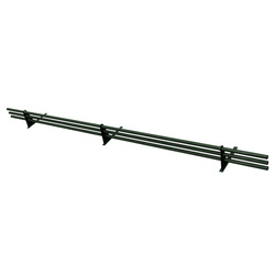 Komplettes 3-Rohre Schneefangrohr für Trapezblech, Dachpappe/Bitumen, Bitumenschindeln (Shingles), EPDM/PVC