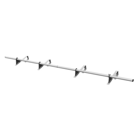 Komplettes 1-Rohr Schneefangrohr für Dachsteine, Dachziegel und Biberschwanzziegel
