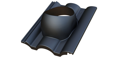 Dachfläche Entlüfter Parotec für Beton Dachsteine