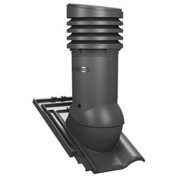 Verstellbarer PP-Dachlüfter mit Kondensat Abführung Tile EVO 150 mm für keramische Dachziegel