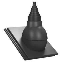 Einstellbarer Antennenaufsatz für Beton Dachsteine