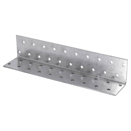 [KP-05] Tischlerei Lochplattenwinkel für Bauwesen Montage 40 x 40 x 200 x 2 mm