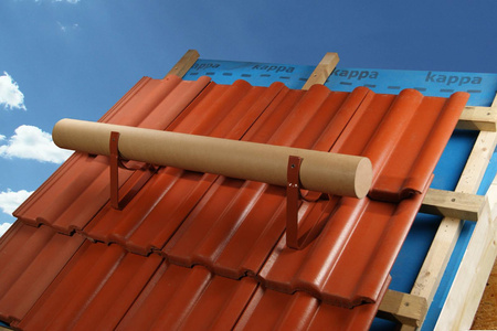 Rundholzhalter Feuerverzinkt Parotec für Dachsteine, Dachziegel und Biberschwanzziegel