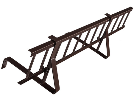 Komplettes Schneefanggitter 1,50 m x 15 cm für Dachsteine, Dachziegel und Biberschwanzziegel