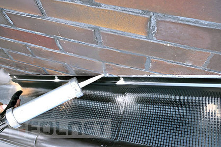 Wand- / Kaminanschlussband Parotec Glattes Blei