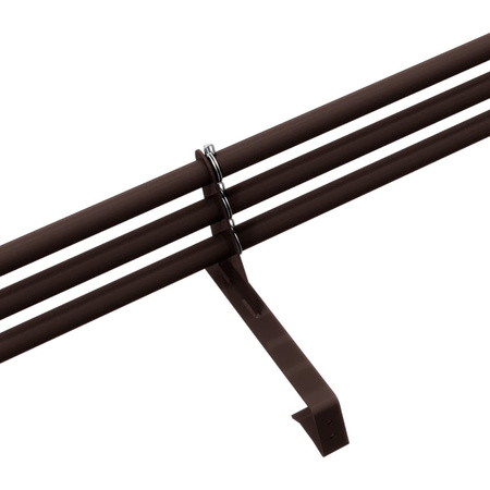 Komplettes 3-Rohre Schneefangrohr für Dachsteine, Dachziegel und Biberschwanzziegel