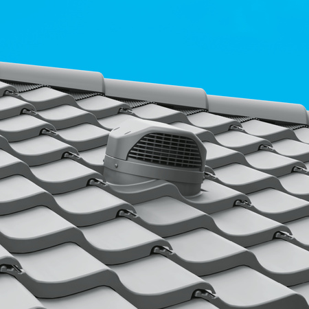 Dachfläche Entlüfter Parotec für keramische Dachziegel