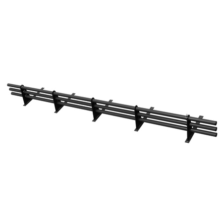 Komplettes 3-Rohre Schneefangrohr für Trapezblech, Dachpappe/Bitumen, Bitumenschindeln (Shingles), EPDM/PVC
