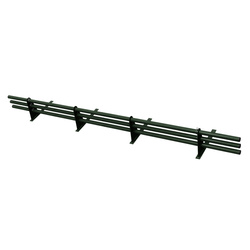 Komplettes 3-Rohre Schneefangrohr für Trapezblech, Dachpappe/Bitumen, Bitumenschindeln (Shingles), EPDM/PVC