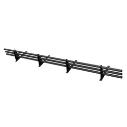 Komplettes 3-Rohre Schneefangrohr für Trapezblech, Dachpappe/Bitumen, Bitumenschindeln (Shingles), EPDM/PVC