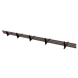 Komplettes 3-Rohre Schneefangrohr für Trapezblech, Dachpappe/Bitumen, Bitumenschindeln (Shingles), EPDM/PVC