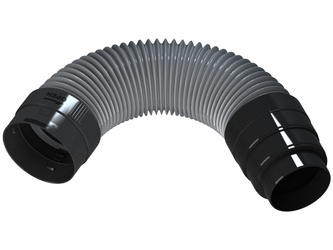 Flexibles Anschlussrohr Plus mit Reduzierstück Parotec 150 mm