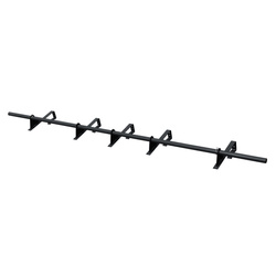 Komplettes 1-Rohr Schneefangrohr für Dachsteine, Dachziegel und Biberschwanzziegel