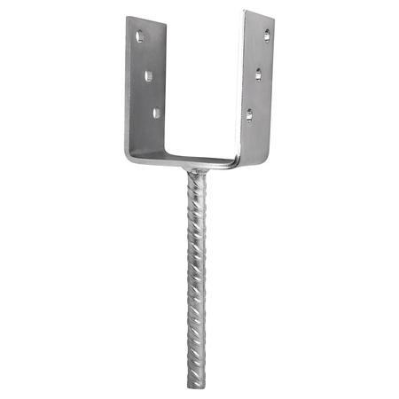 [LB-04] Tischlerei Stützenfuß Typ U für Bauwesen Montage 100 x 60 x 125 x 5 mm