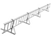 Komplettes Schneefanggitter 1,50 m Parotec für Dachziegel und Dachsteine