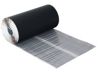 Wand- / Kaminanschlussband Parotec  2D-plisiertes Blei 300 mm 5 m 