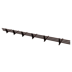 Komplettes 3-Rohre Schneefangrohr für Trapezblech, Dachpappe/Bitumen, Bitumenschindeln (Shingles), EPDM/PVC