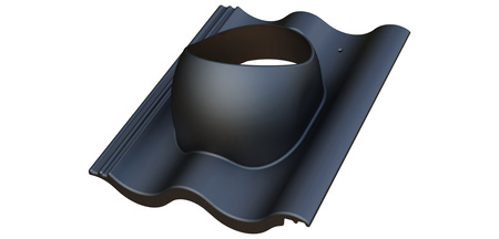 Dachfläche Entlüfter Parotec für Beton Dachsteine