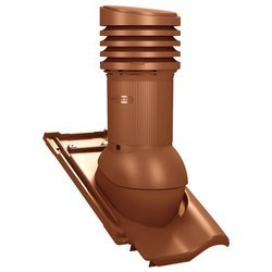 Isolierter Entlüfterkamin DN125 mm für Tondachziegel, Dachziegel - Dachdurchführung für Dachlüftung