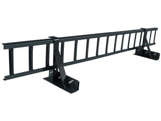 Komplettes Schneefanggitter 150 cm x 20 cm Parotec für Stehfalzblech, Doppelfalz Blech, Blechdach