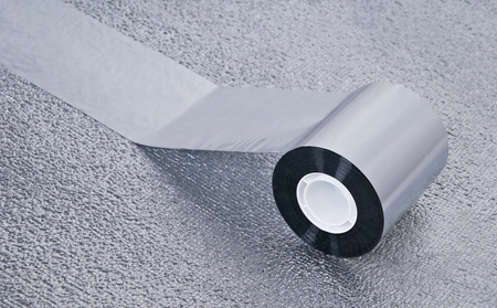 Aluminiumbedampftes Klebeband Parotec Alutec für verkleben von Alu-Dampfsperren