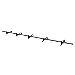 Komplettes 1-Rohr Schneefangrohr für Dachsteine, Dachziegel und Biberschwanzziegel