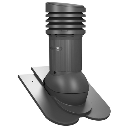 Verstellbarer Entlüfterkamin DN125 mm für Tondachziegel, Dachziegel - Dachdurchführung für Dachlüftung