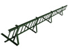 Komplettes Schneefanggitter 150 cm x 15 cm Parotec für platte Eindeckungen: Pappe, Dachschindel, Flachblech und Trapezblech