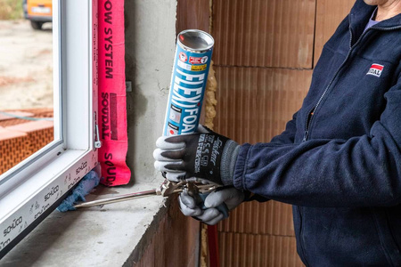 Dichtstreifen für Fensteranschlusse im Außenbereich Soudal SWS System: Folienband Outside