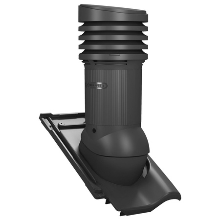 Verstellbarer PP-Dachlüfter mit Kondensat Abführung Tile EVO 150 mm für keramische Dachziegel