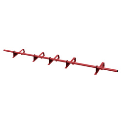 Komplettes 1-Rohr Schneefangrohr für Dachsteine, Dachziegel und Biberschwanzziegel