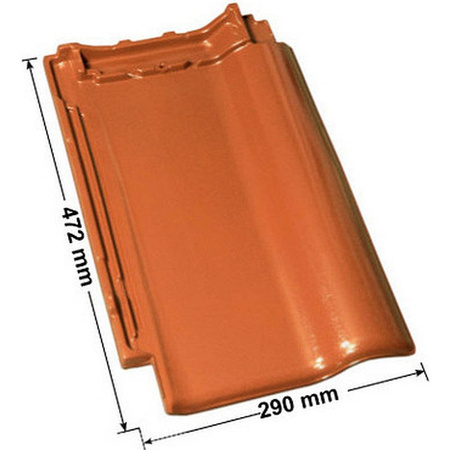 Isolierter Entlüfterkamin DN125 mm für Tondachziegel, Dachziegel - Dachdurchführung für Dachlüftung
