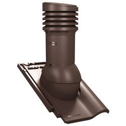 Verstellbarer Entlüfterkamin DN125 mm für Tondachziegel, Dachziegel - Dachdurchführung für Dachlüftung