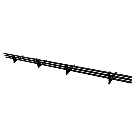 Komplettes 3-Rohre Schneefangrohr für Trapezblech, Dachpappe/Bitumen, Bitumenschindeln (Shingles), EPDM/PVC