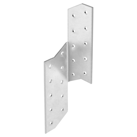 [LK-01-L] Tischlerei Sparren-Pfettenanker links für Bauwesen Montage 40 x 170 x 100 x 2 mm