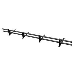 Komplettes 2-Rohre Schneefangrohr für Trapezblech, Dachpappe/Bitumen, Bitumenschindeln (Shingles), EPDM/PVC