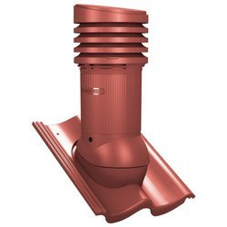 Wärmgedämmter PP-Dachlüfter mit Kondensat Abführung Tile EVO 150 mm für Beton Dachsteine