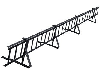 Komplettes Schneefanggitter 1,50 m Parotec für Dachziegel und Dachsteine